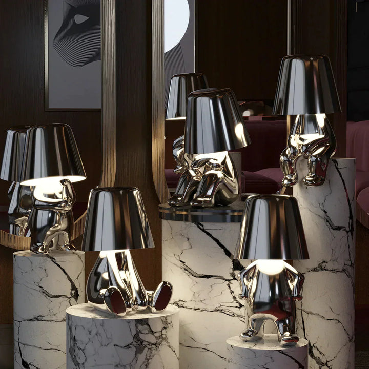 Verspielte dimmbare Tischlampe - LumoPals