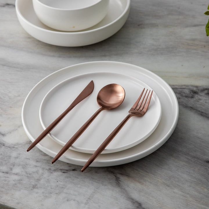 Luxus-Besteckset aus Edelstahl – Design in Gold | 24 Teile / 48 Teile