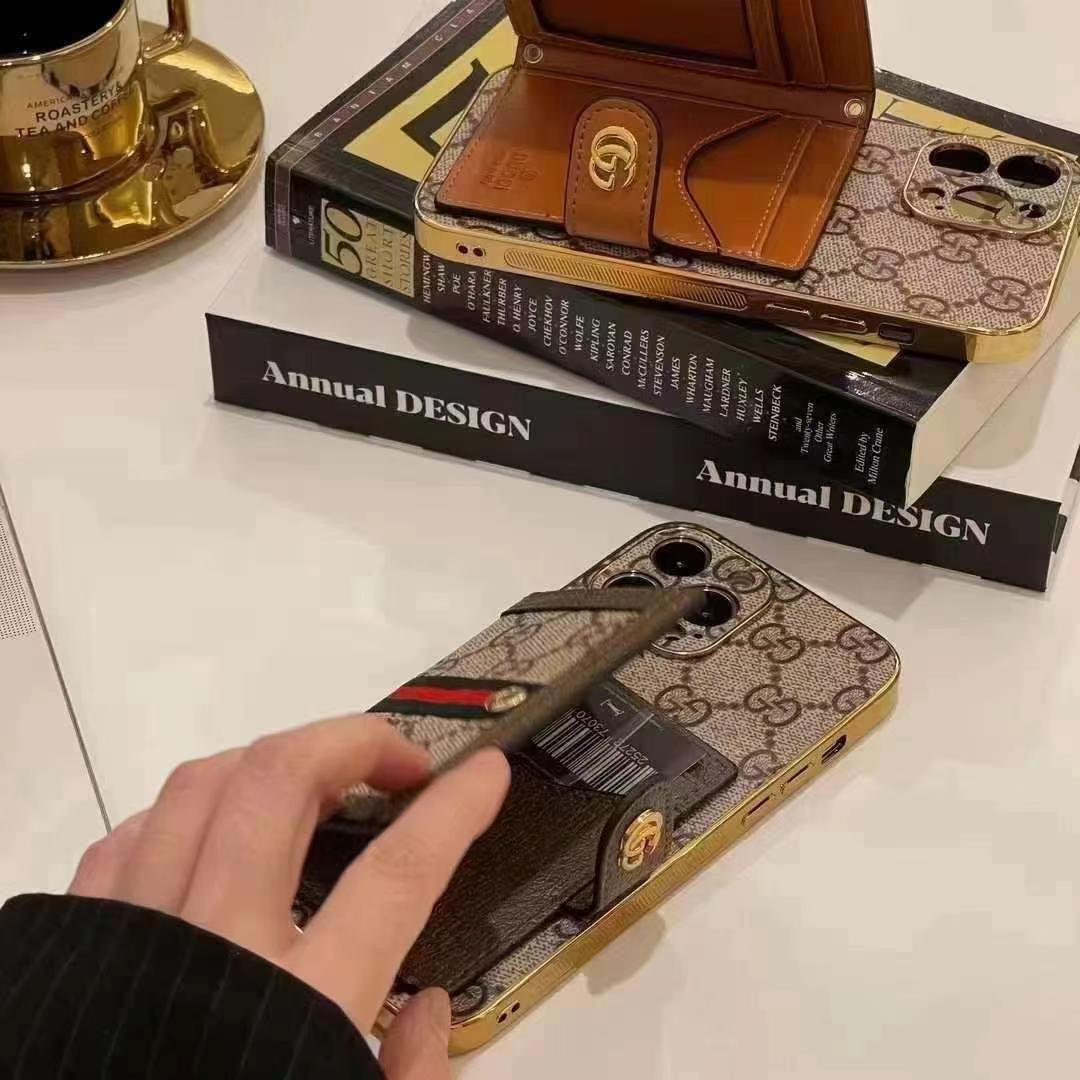 Luxus-Hülle für iPhone mit Umhängetasche