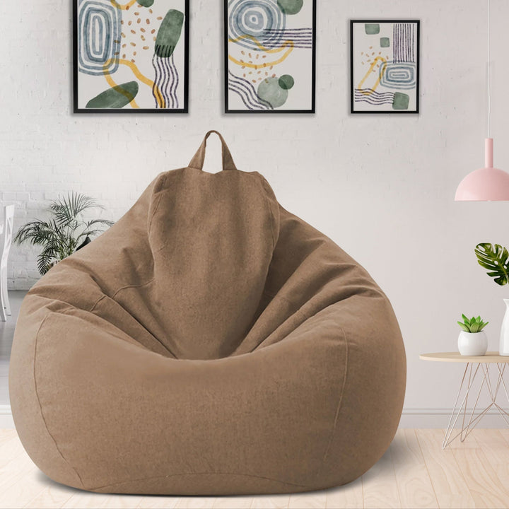 Luxus-Boxsackbezug aus Leinen – Ergonomischer Sitz und bequemer Stil