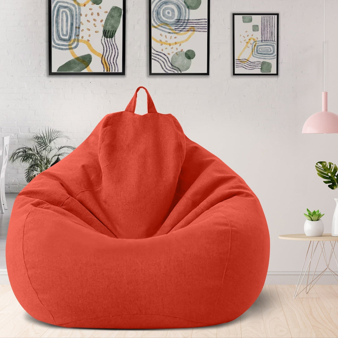 Luxus-Boxsackbezug aus Leinen – Ergonomischer Sitz und bequemer Stil