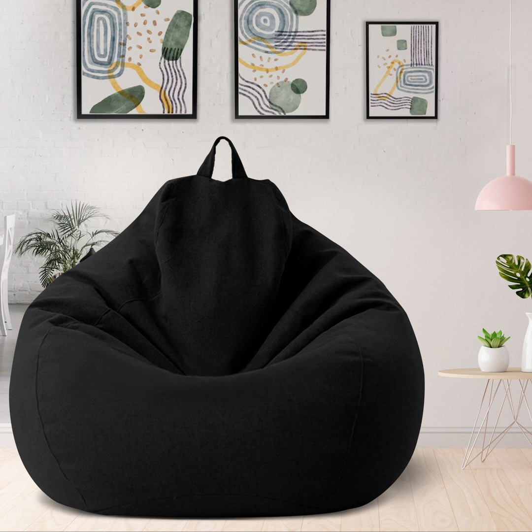 Luxus-Boxsackbezug aus Leinen – Ergonomischer Sitz und bequemer Stil