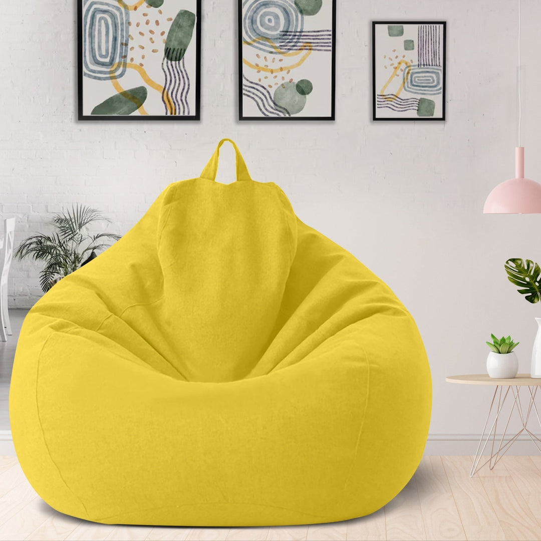 Luxus-Boxsackbezug aus Leinen – Ergonomischer Sitz und bequemer Stil