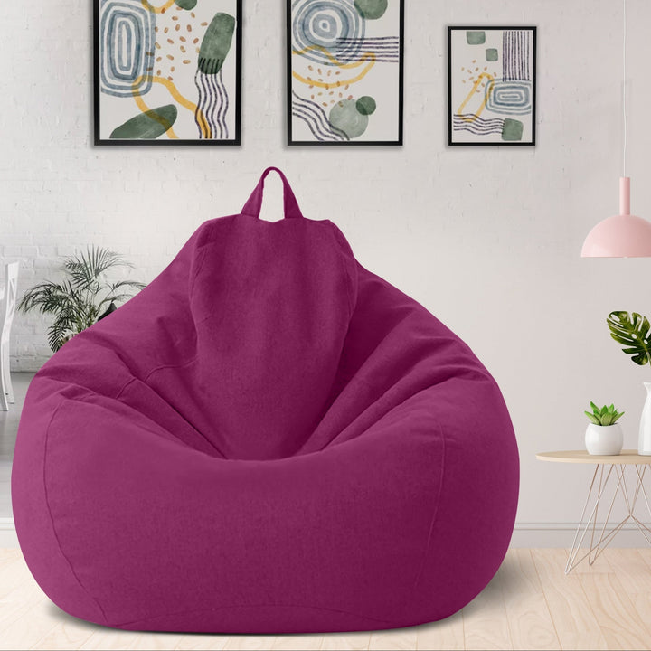 Luxus-Boxsackbezug aus Leinen – Ergonomischer Sitz und bequemer Stil