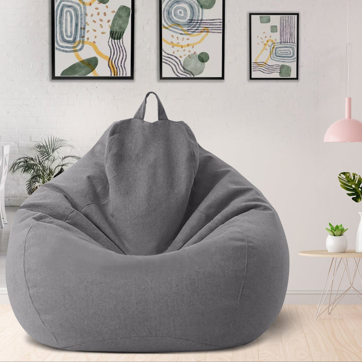 Luxus-Boxsackbezug aus Leinen – Ergonomischer Sitz und bequemer Stil