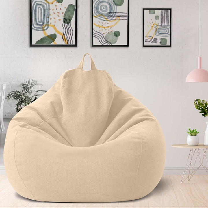 Luxus-Boxsackbezug aus Leinen – Ergonomischer Sitz und bequemer Stil