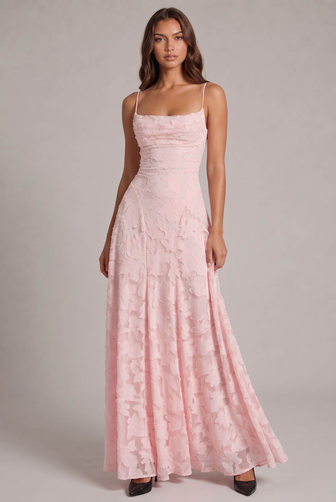 Olivia Maxikleid - Elegantes Abendkleid mit floralem Muster