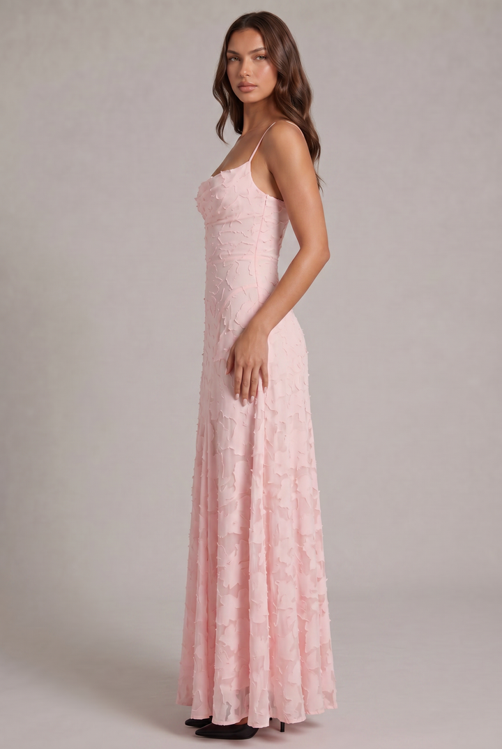 Olivia Maxikleid - Elegantes Abendkleid mit floralem Muster
