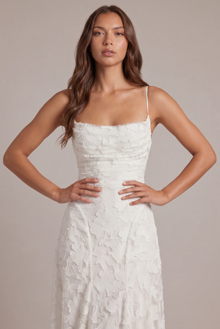 Olivia Maxikleid - Elegantes Abendkleid mit floralem Muster