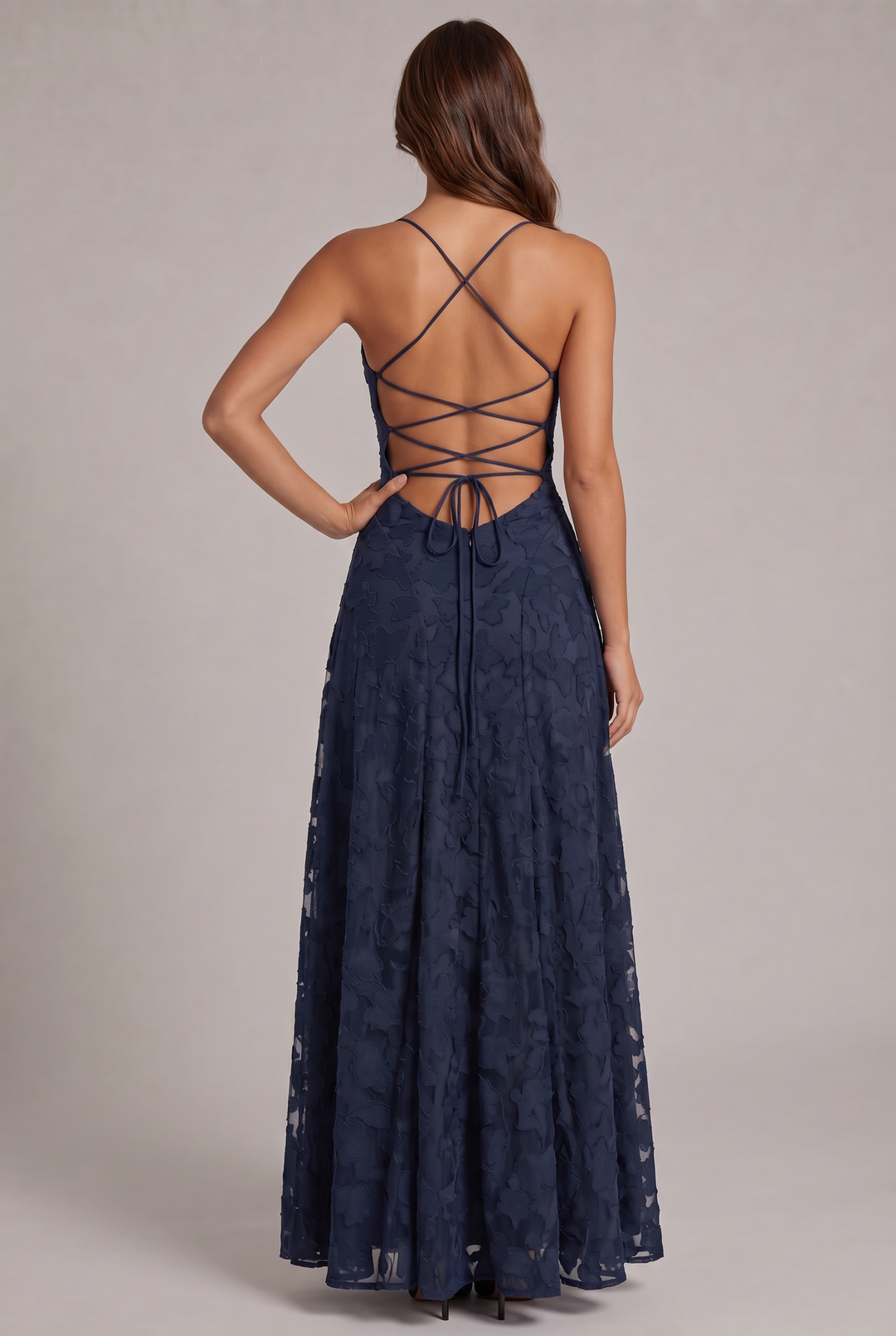 Olivia Maxikleid - Elegantes Abendkleid mit floralem Muster