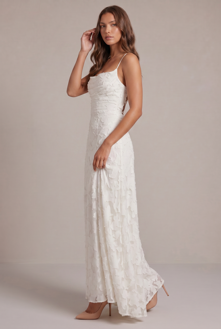 Olivia Maxikleid - Elegantes Abendkleid mit floralem Muster
