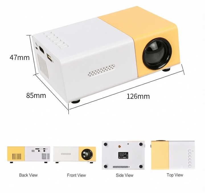 Mini-Beamer Ultra-Hell (3000 Lumen) - LumoBeam