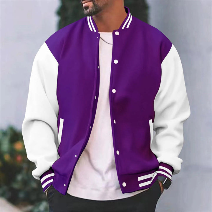 Lässige Baseballjacke für Herren für den Herbst