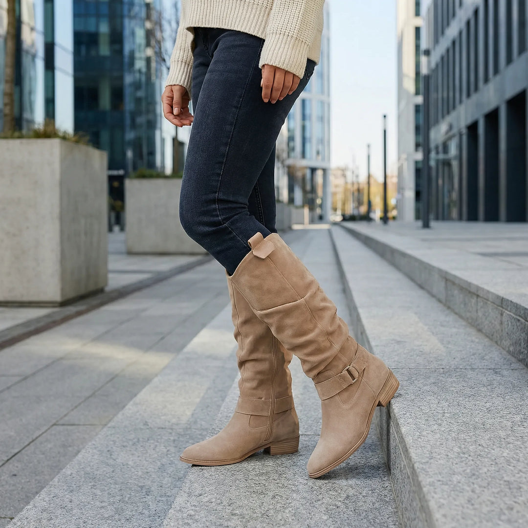 Kniehohe Stiefel im eleganten Look - Chantal
