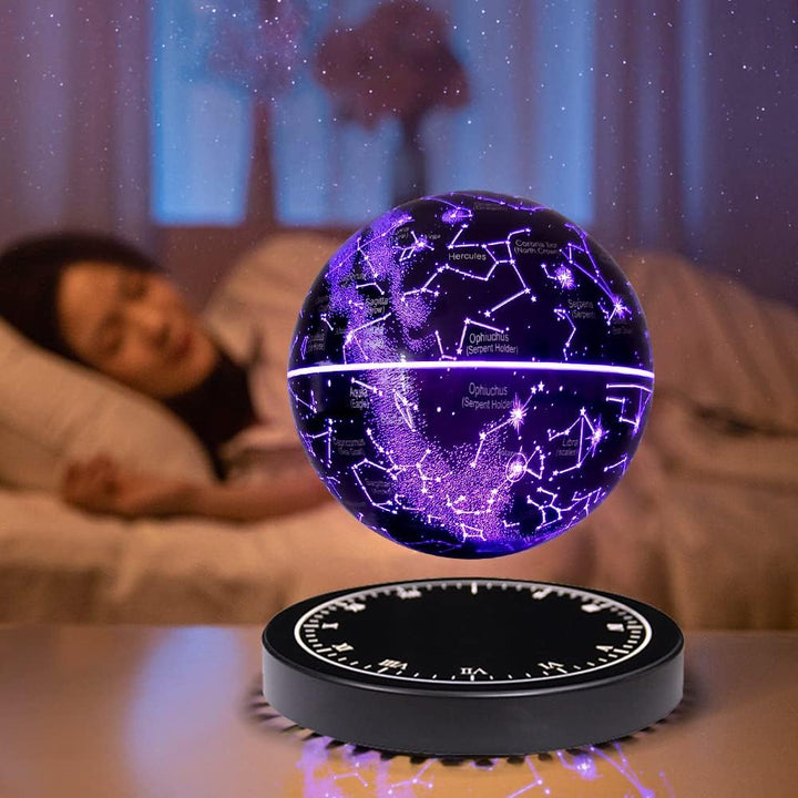 Schwebende Sternenkarte „Konstellation" – Lampe mit Magnetschwebung