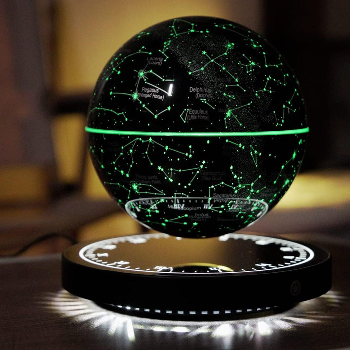Schwebende Sternenkarte „Konstellation" – Lampe mit Magnetschwebung