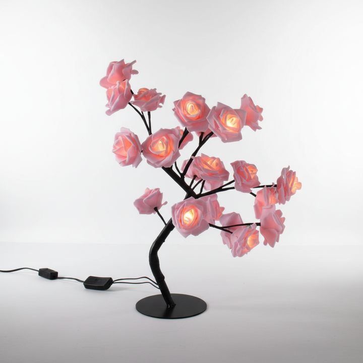 Künstliche Rosenbaumlampe - RoseAura