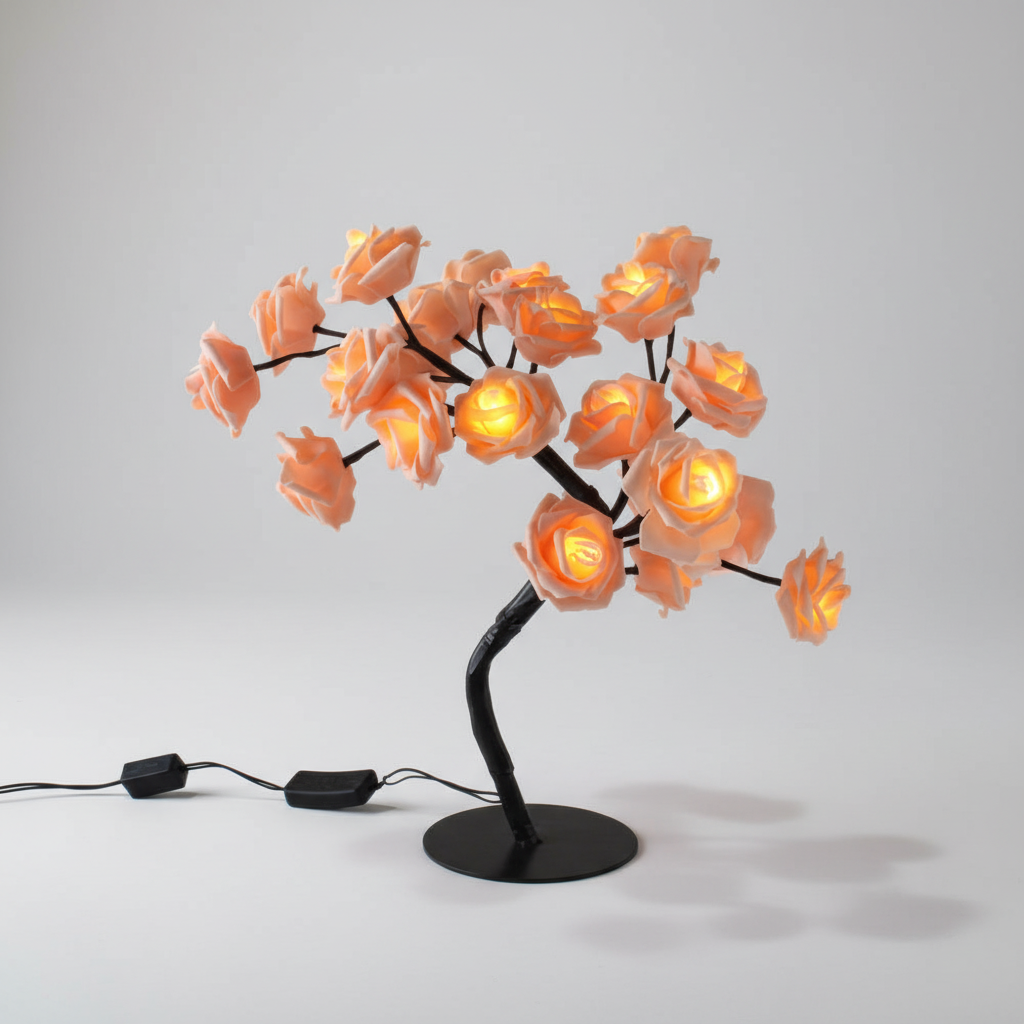 Künstliche Rosenbaumlampe - RoseAura