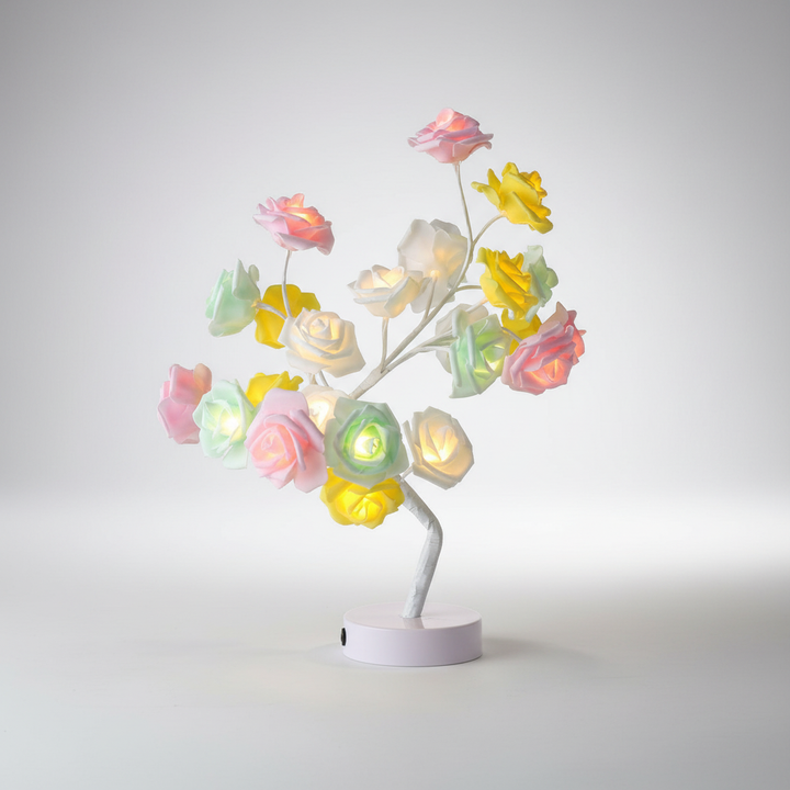 Künstliche Rosenbaumlampe - RoseAura