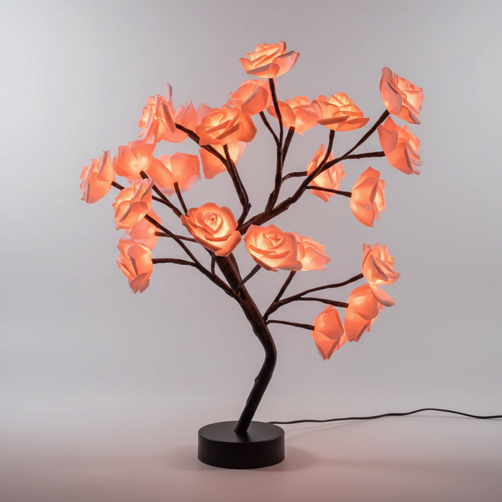 Künstliche Rosenbaumlampe - RoseAura