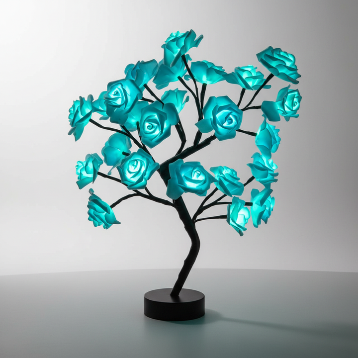 Künstliche Rosenbaumlampe - RoseAura