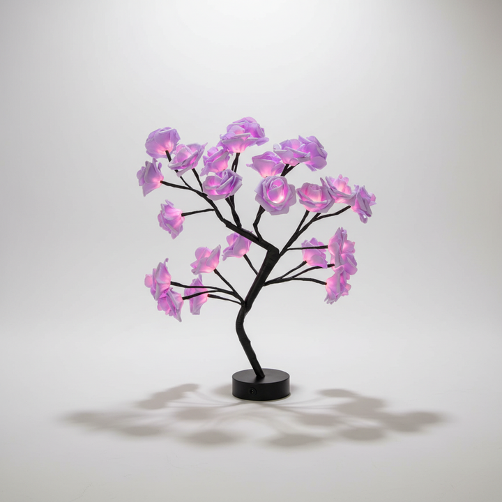 Künstliche Rosenbaumlampe - RoseAura