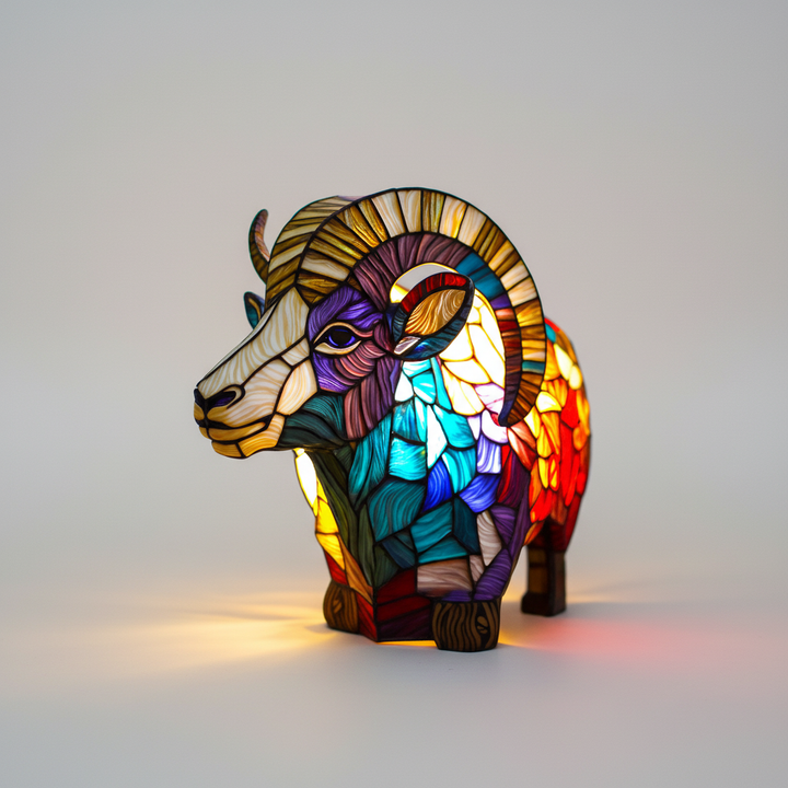 Künstlerische Tischlampe - LightArt