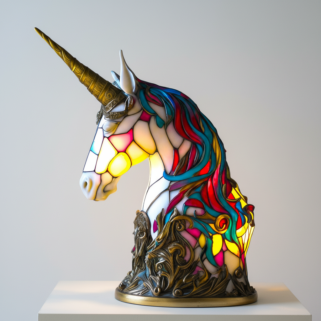 Künstlerische Tischlampe - LightArt