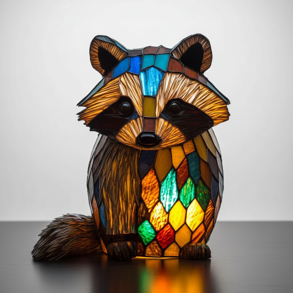 Künstlerische Tischlampe - LightArt