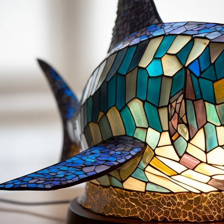 Künstlerische Tischlampe - LightArt