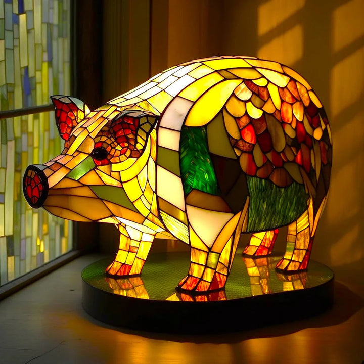 Künstlerische Tischlampe - LightArt