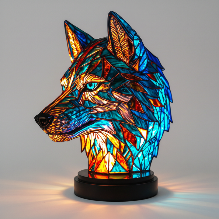 Künstlerische Tischlampe - LightArt