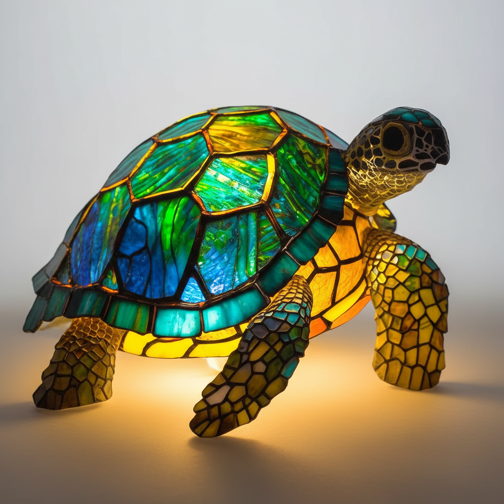 Künstlerische Tischlampe - LightArt