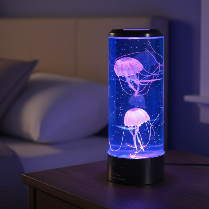 LED Quallenlampe Zylindrisch - Jellyglow