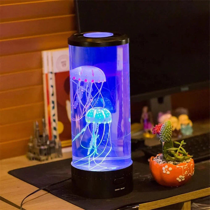 LED Quallenlampe Zylindrisch - Jellyglow