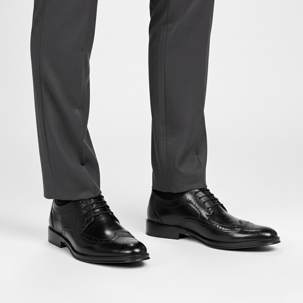 Herrenschuh aus Lackleder mit spitzer Kappe - Owen
