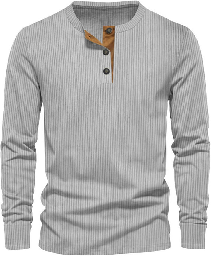 Herren-Langarm-T-Shirt | Schlichtes Basic für täglichen Tragekomfort