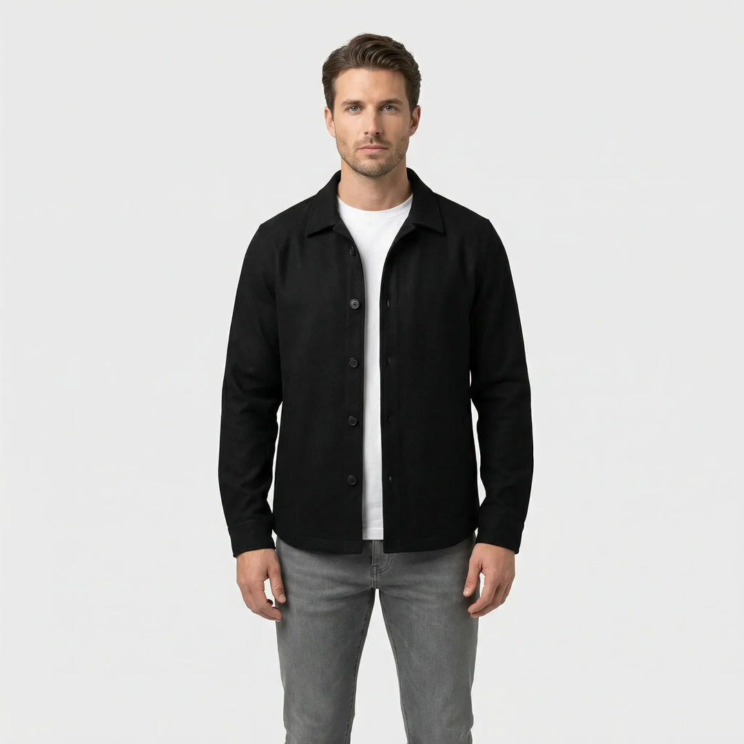 Overshirt mit langen Ärmeln und Brusttaschen - Pablo