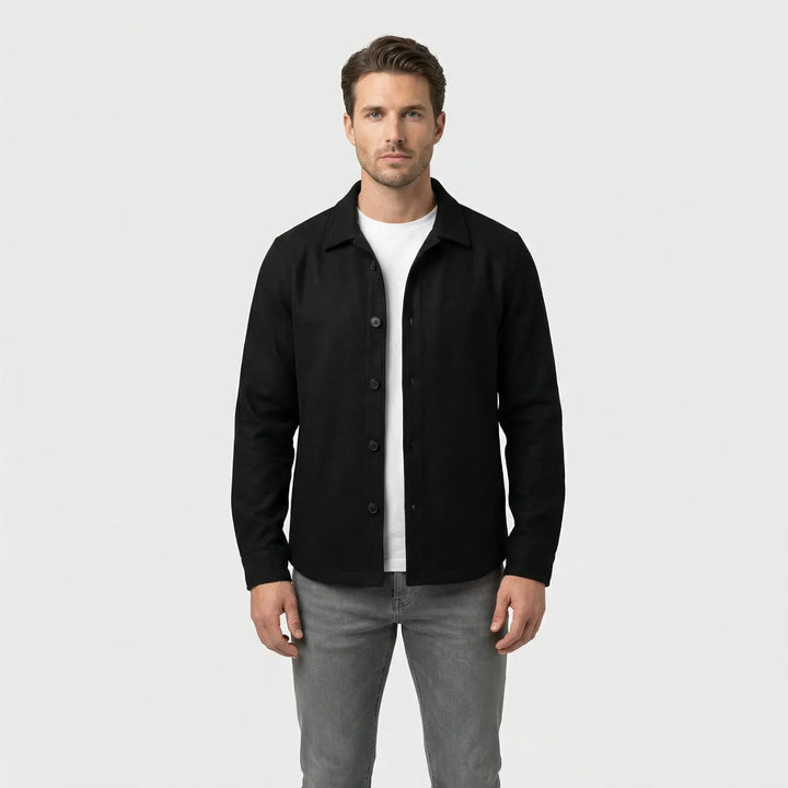 Overshirt mit langen Ärmeln und Brusttaschen - Pablo