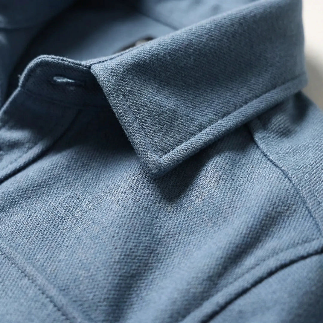 Overshirt mit langen Ärmeln und Brusttaschen - Pablo