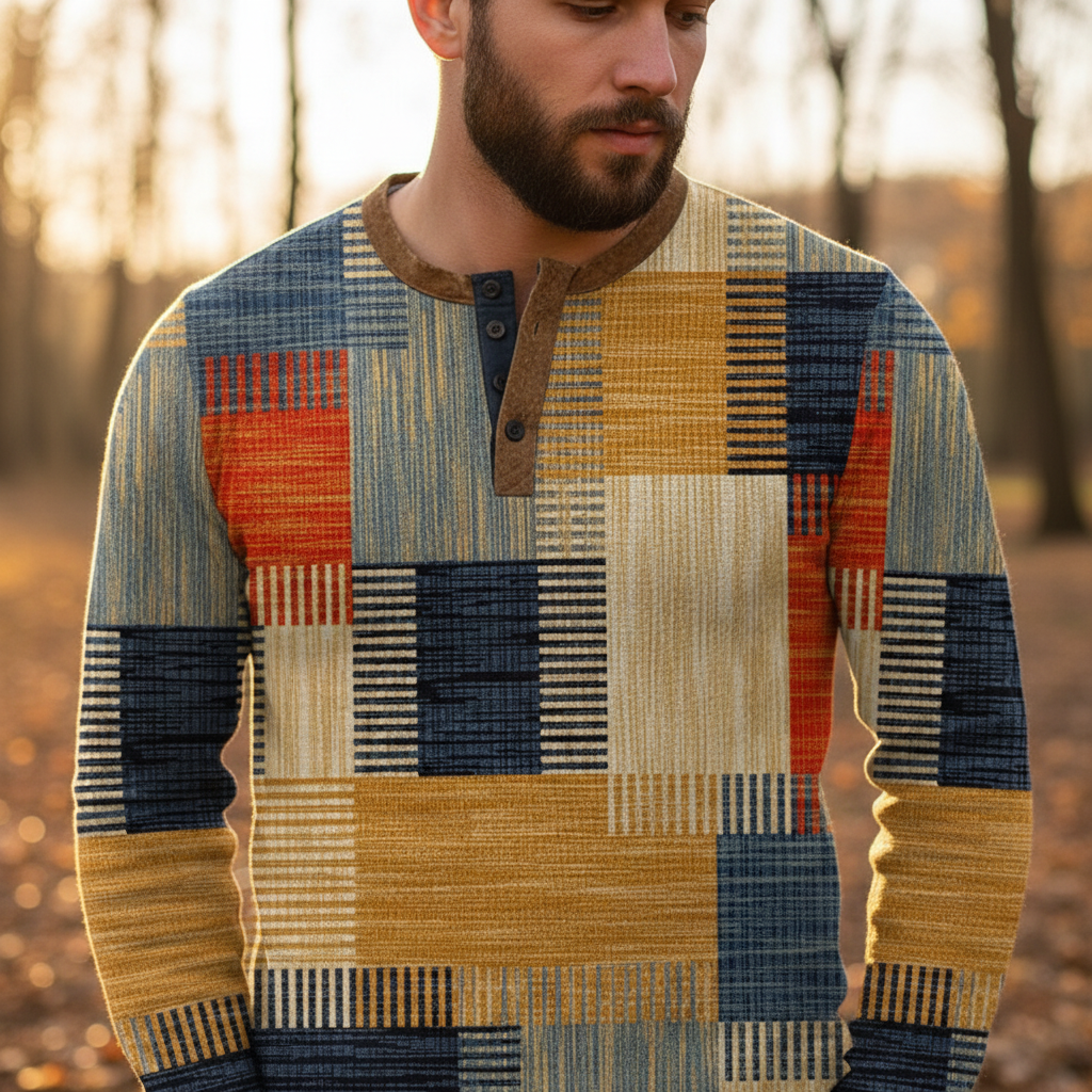 Langarm-Herrenpullover - Sven