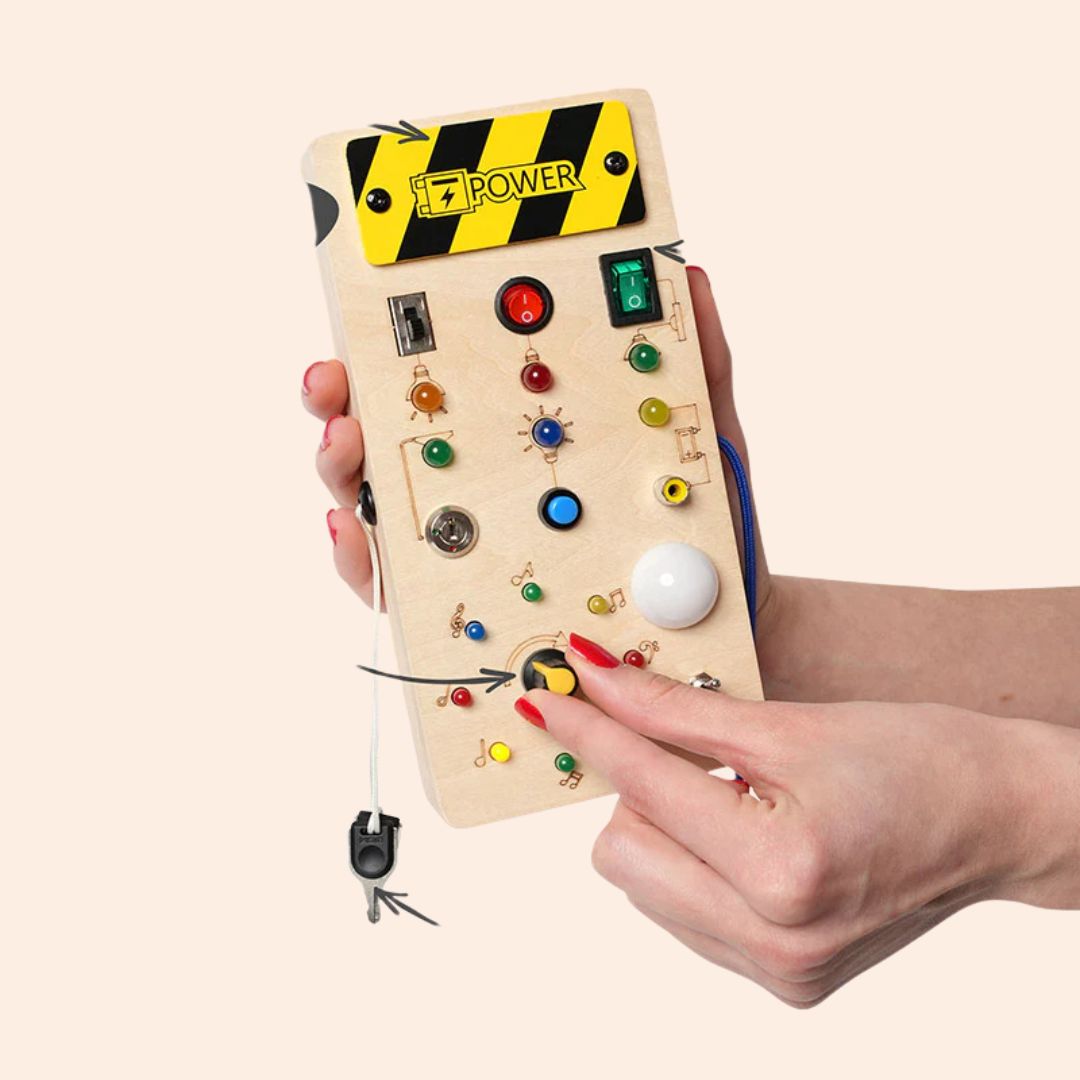 Montessori LED-Beschäftigungsbrett – Spielerisch lernen