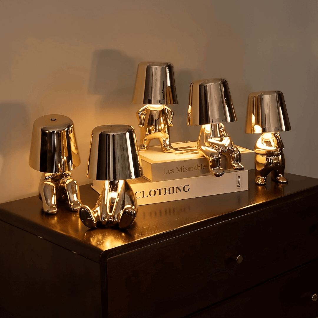 Verspielte dimmbare Tischlampe - LumoPals