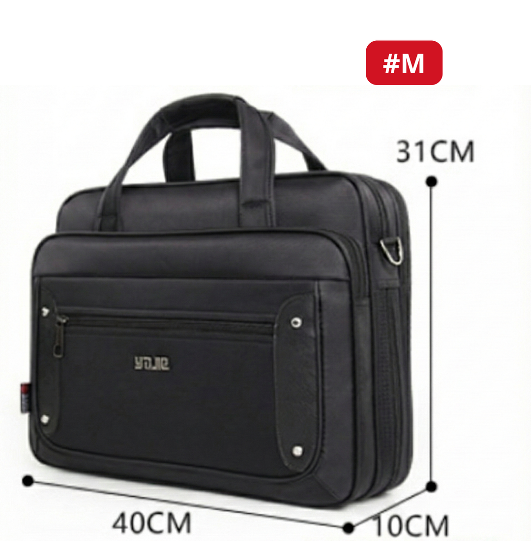 Business-Laptoptasche aus Canvas für Herren