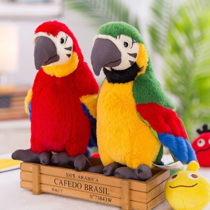 Das sprechende Papagei-Kuscheltier - Squawkie