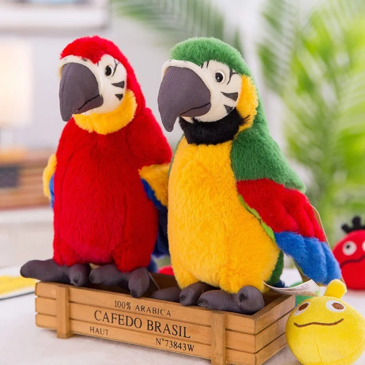 Das sprechende Papagei-Kuscheltier - Squawkie