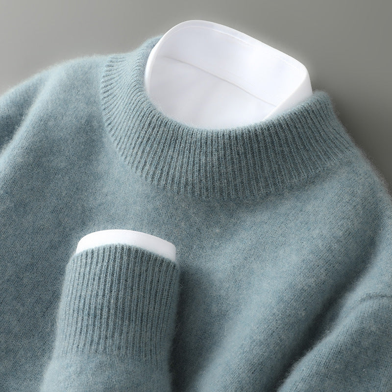 Eleganter Kaschmir-Stehkragenpullover für Damen
