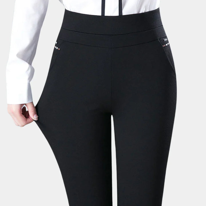 Bequeme Stretchhose mit hoher Taille