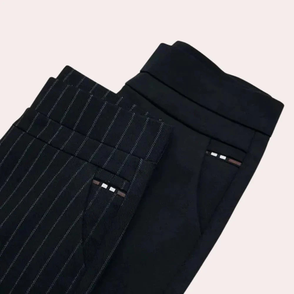 Bequeme Stretchhose mit hoher Taille