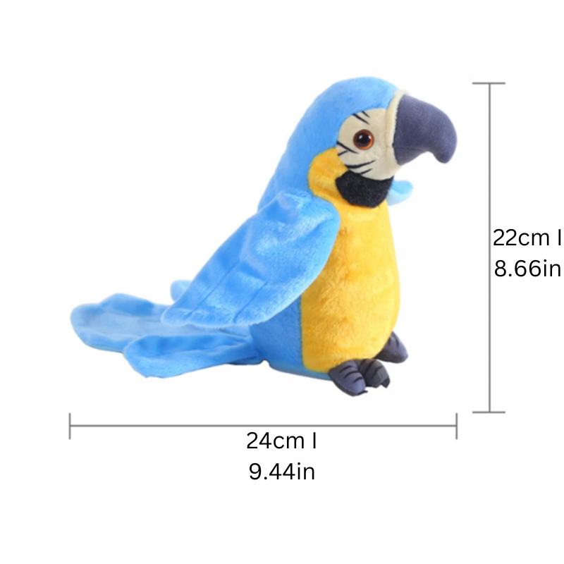 Das sprechende Papagei-Kuscheltier - Squawkie
